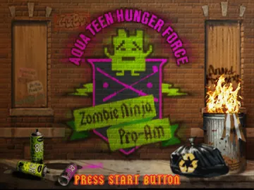 Aqua Teen Hunger Force - Zombie Ninja Pro-Am screen shot title